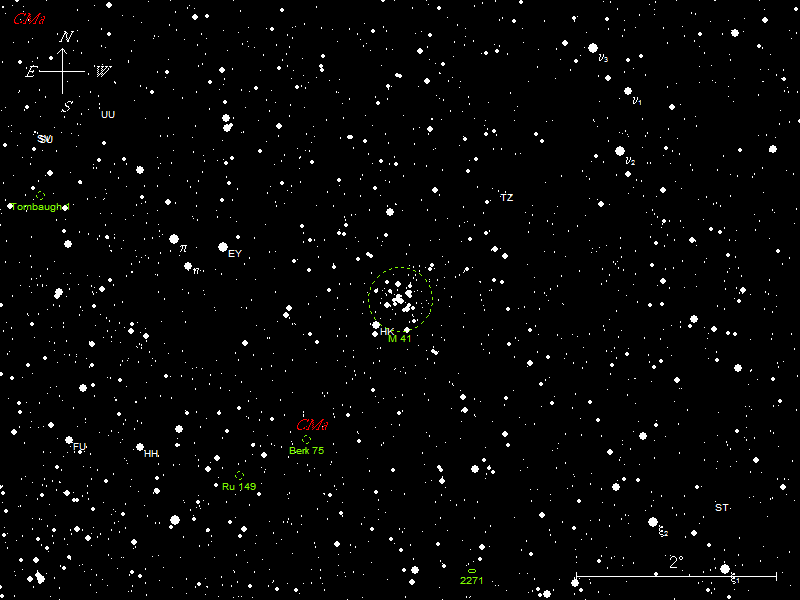 Aufsuchkarte M 41 Map