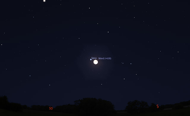 Himmelsanblick am 3. April 2026, 00:00 Uhr, SO-Himmel 260403