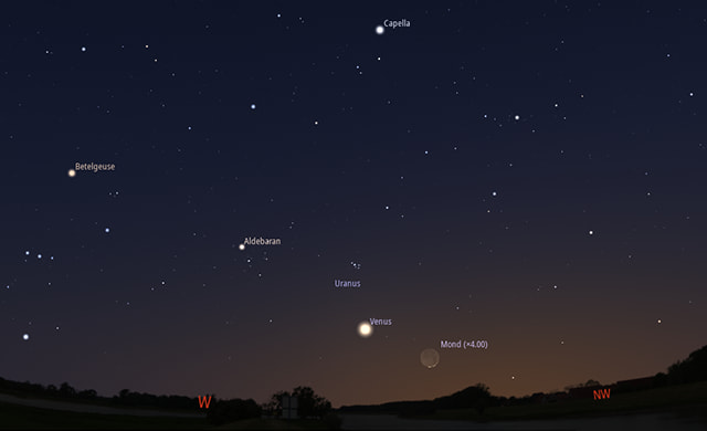 Himmelsanblick am 18. April 2026, 21:15 Uhr, W-Himmel 260418